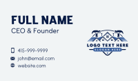 Hammer Roof Repair Business Card Design