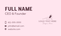 Bikini Lingerie Woman Business Card