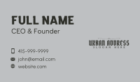 Urban Classic Tavern Business Card Image Preview