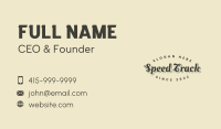 Generic Vintage Cursive  Business Card