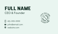 Lawn Pitchfork Landscaping Business Card Design