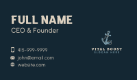 Anchor Rope Letter E Business Card Image Preview