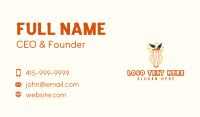 African Conga Drum Business Card