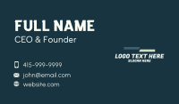 Professional Business Wordmark Business Card Design