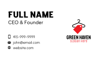 Hanger Apparel Tag  Business Card Image Preview