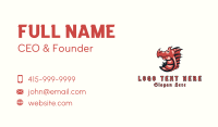 Red Dragon Mythical Creature Business Card Design