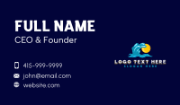 Sun Wave Ocean Business Card