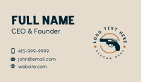 Fire Range Business Card example 3