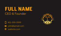 Auto Kart Racing Business Card