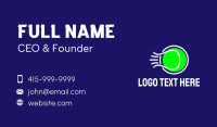 Tennis Tournament Business Card example 1
