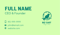 Green Forest Bird Business Card