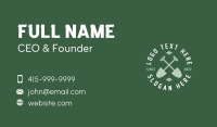 Gardener Landscaping Shovel Business Card Image Preview