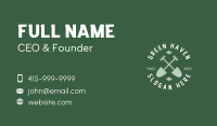 Gardener Landscaping Shovel Business Card Image Preview