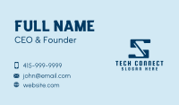 Super Tech Letter S Business Card
