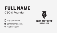 Blackletter Business Card example 2