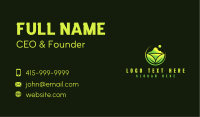 Leaf Landscaping Maintenance Business Card