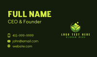 Leaf Landscaping Maintenance Business Card Design