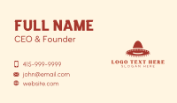 Sombrero Mexican Hat Business Card
