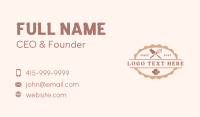 Chef Hat Whisk Bakery Business Card