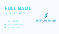 Thunder Bolt Charge Business Card Image Preview