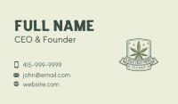 Green Cannabis Farm Business Card