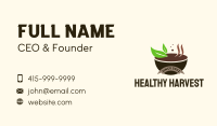 Organic Soup Bowl  Business Card Image Preview