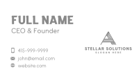 Classic Striped Letter A Business Card Image Preview