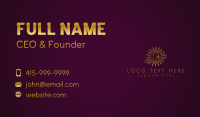 Moon Sun Star Astronomy Business Card