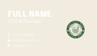 Beauty Leaf Jar  Business Card Design