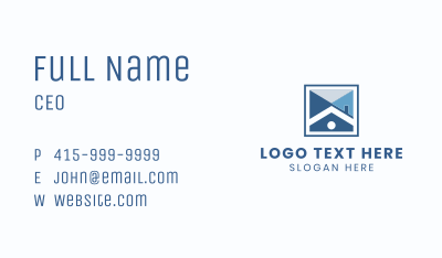 House Roof  Building Business Card Image Preview