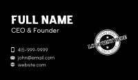 Circle Star Streetwear Barber Business Card