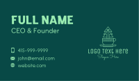 Forest Tree Coffee Cafe Business Card