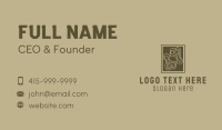 Custom Shop Business Card example 1