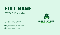 Green Bear Soup Business Card