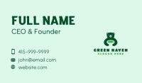 Green Bear Soup Business Card Image Preview