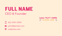 Geeky Business Card example 1