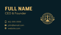 Jurist Legal Courthouse Business Card