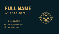 Jurist Legal Courthouse Business Card Design