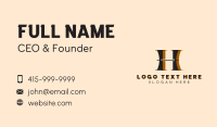 Hotel Property Architect  Business Card Design