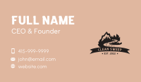 Mountain Travel Brand Business Card Image Preview