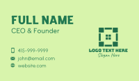 Green Real Estate Property Business Card