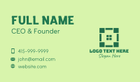 Green Real Estate Property Business Card Design