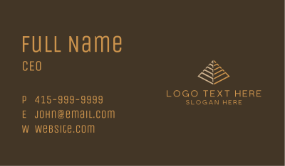 Pyramid Management Agency Business Card