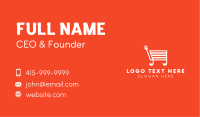 Cooking Shopping Cart Business Card