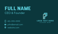 Letter Business Card example 2