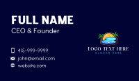 Destination Pool Resort Business Card