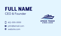 Sailing Yacht Travel Business Card
