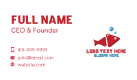 Fish Media Player Business Card