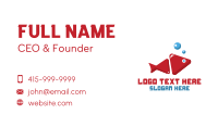 Fish Media Player Business Card Design