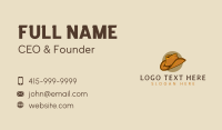 Western Cowboy Hat Business Card